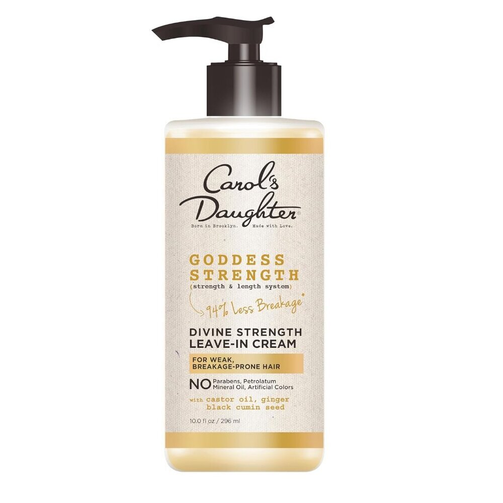 Goddess Strength Leave In Conditioner Cream, 10 Fl Oz - Strengthening and Moistu